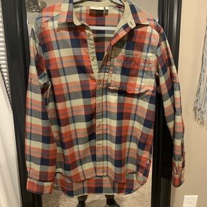 Fjalraven long sleeve button down flannel. Excellent condition. Size M